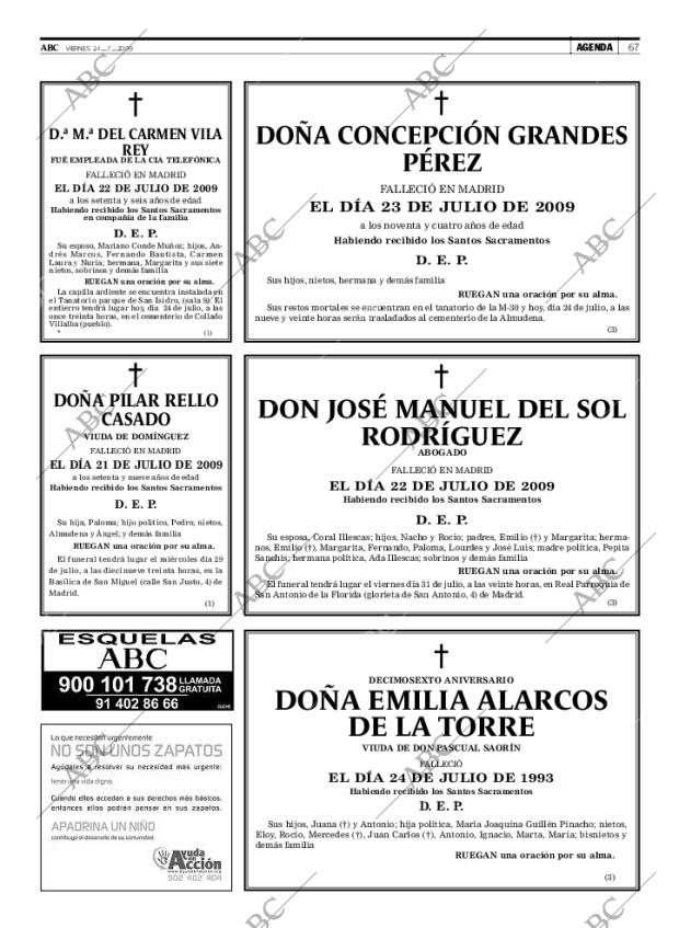 ABC MADRID 24-07-2009 página 67