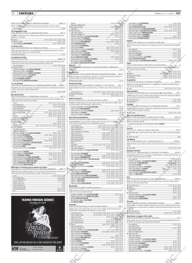 ABC MADRID 24-07-2009 página 72