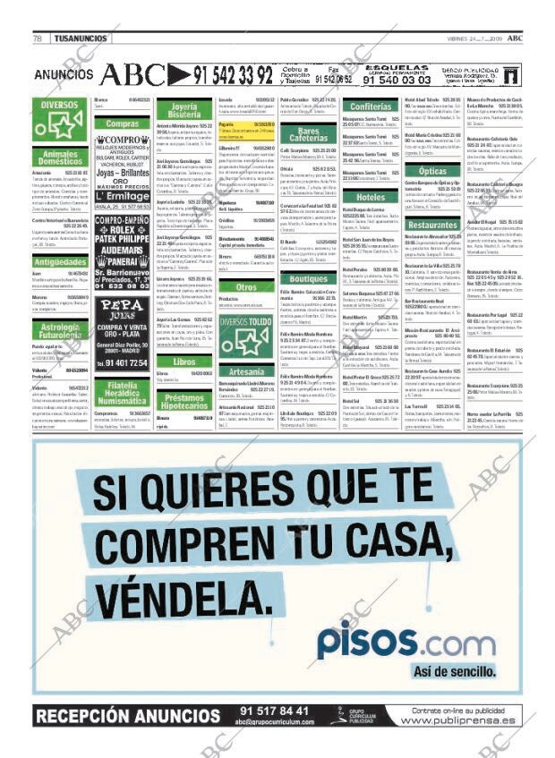 ABC MADRID 24-07-2009 página 78
