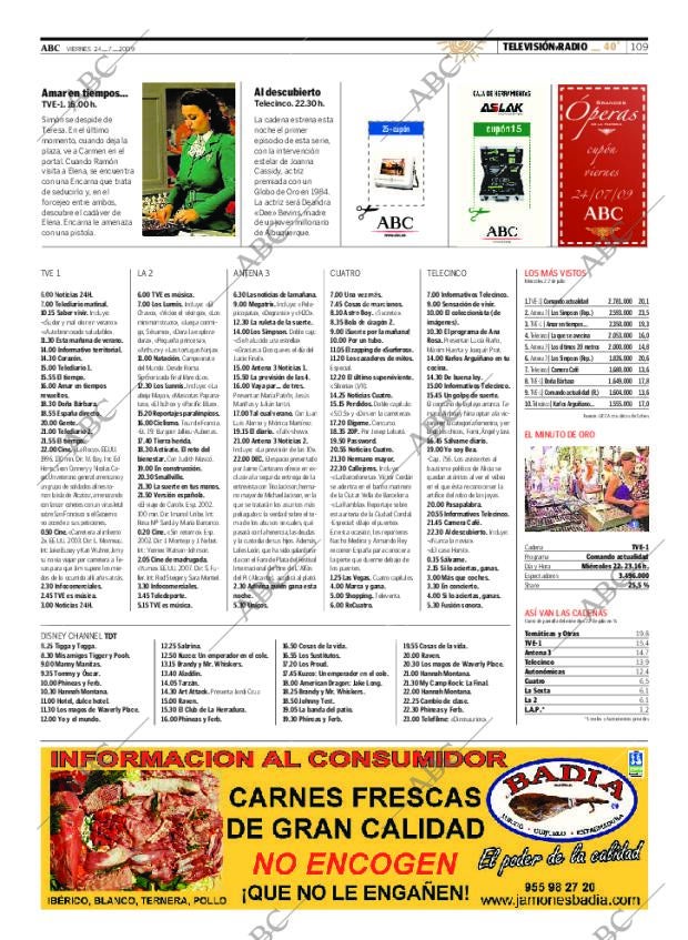 ABC SEVILLA 24-07-2009 página 109