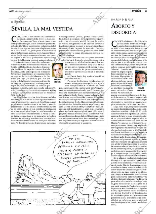 ABC SEVILLA 24-07-2009 página 11
