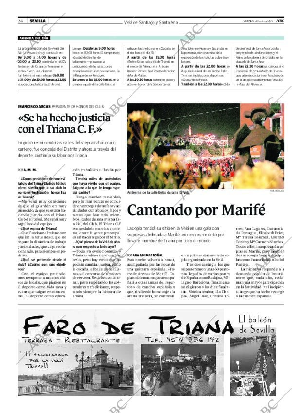 ABC SEVILLA 24-07-2009 página 24