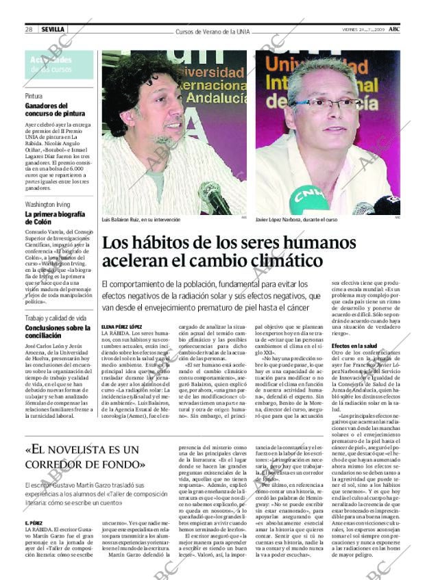 ABC SEVILLA 24-07-2009 página 28