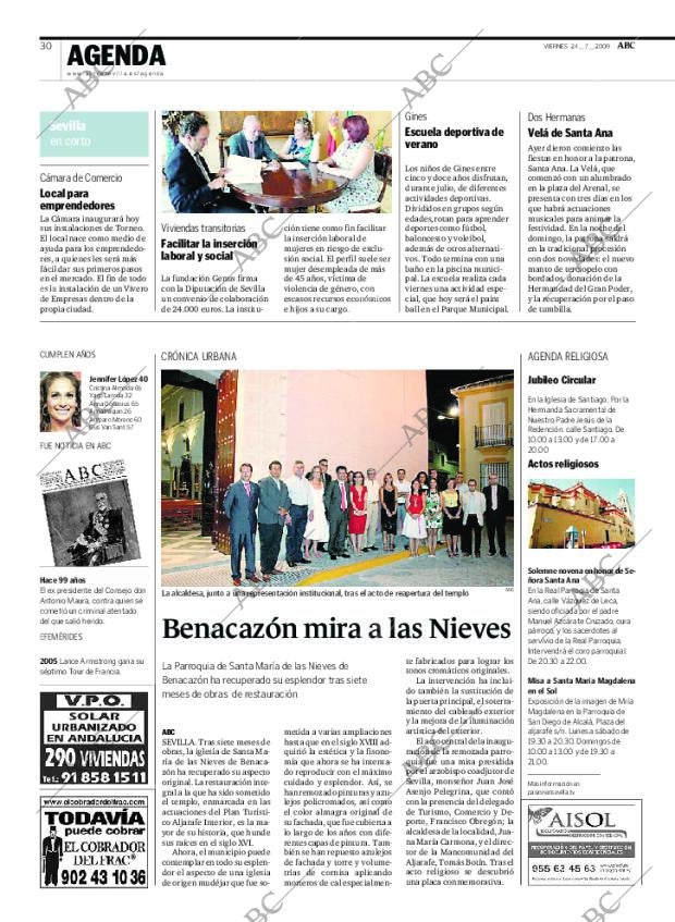 ABC SEVILLA 24-07-2009 página 30