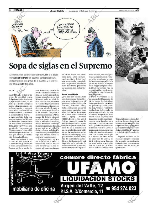ABC SEVILLA 24-07-2009 página 44