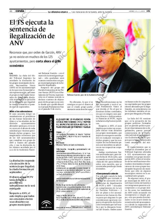 ABC SEVILLA 24-07-2009 página 46