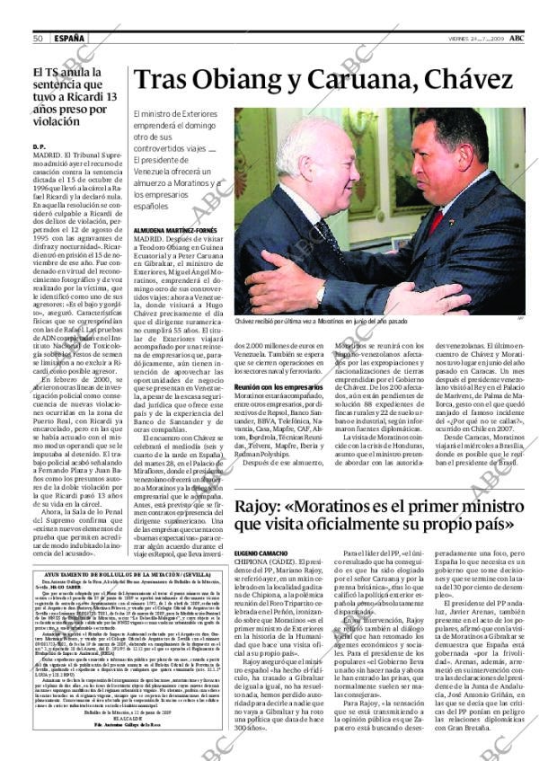 ABC SEVILLA 24-07-2009 página 50