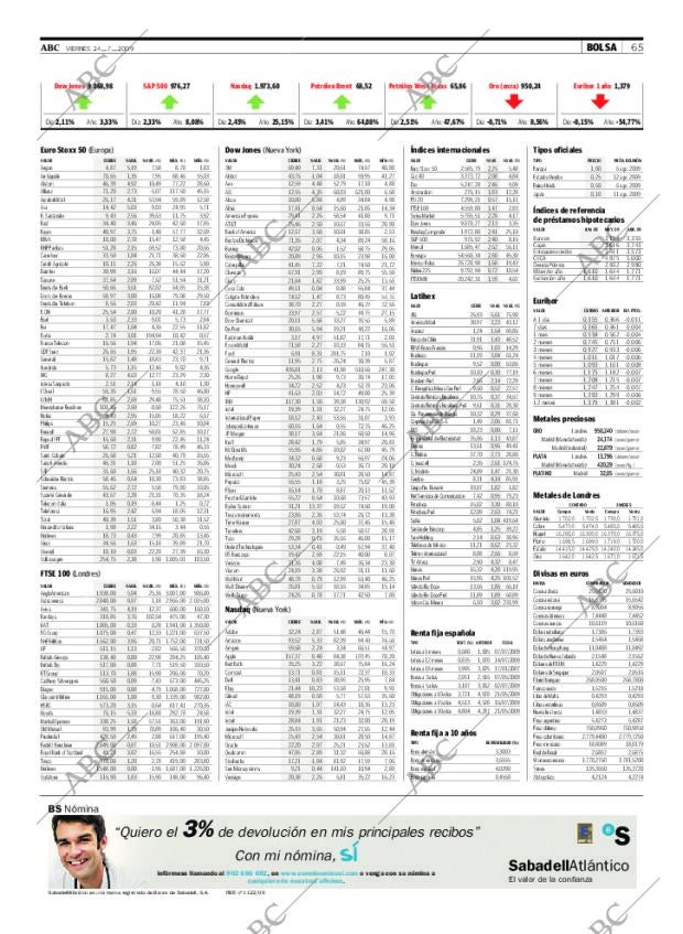 ABC SEVILLA 24-07-2009 página 65