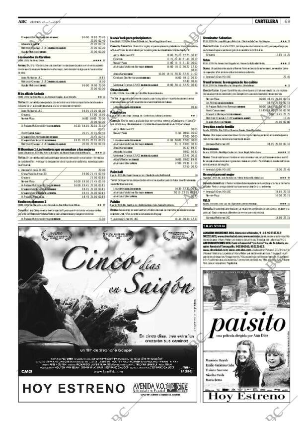 ABC SEVILLA 24-07-2009 página 69