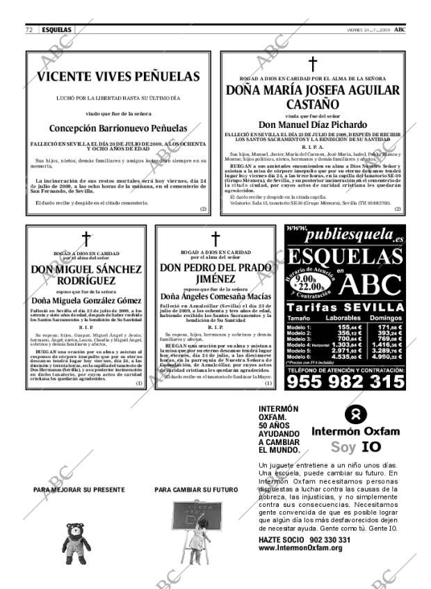 ABC SEVILLA 24-07-2009 página 72