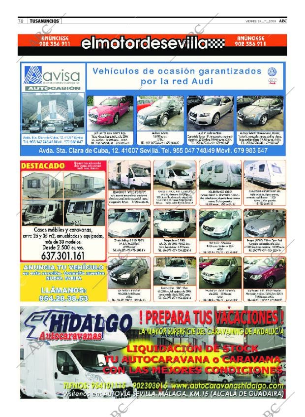 ABC SEVILLA 24-07-2009 página 78