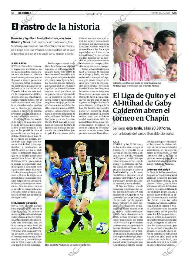 ABC SEVILLA 24-07-2009 página 84