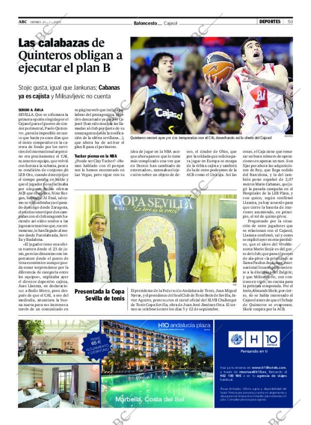 ABC SEVILLA 24-07-2009 página 93