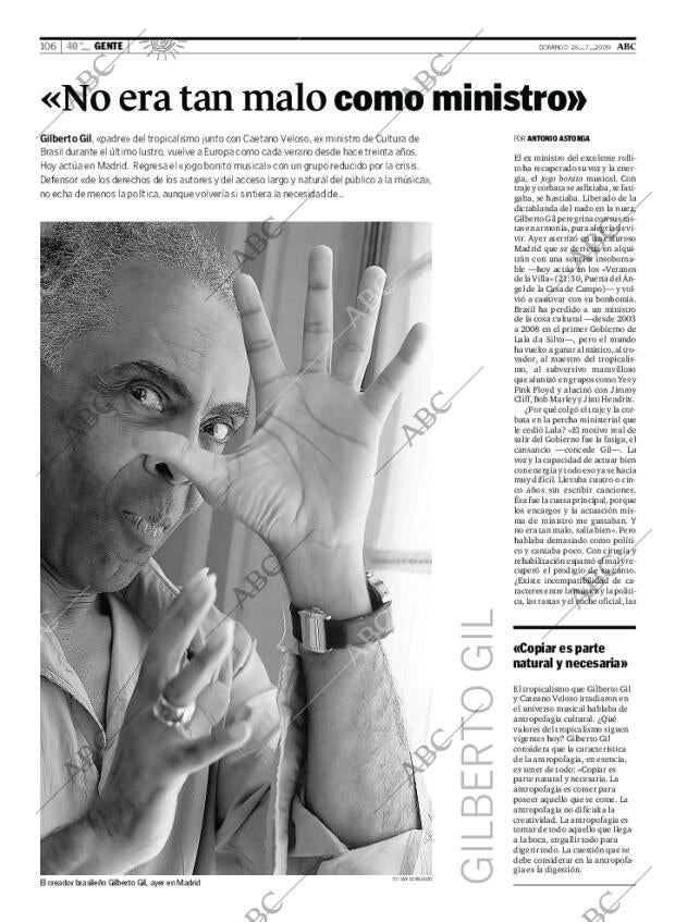 ABC MADRID 26-07-2009 página 106