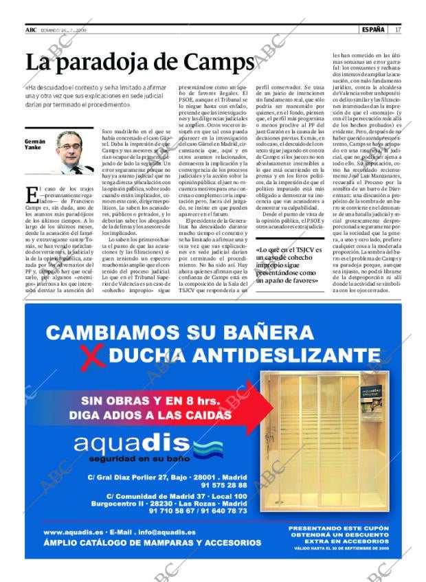 ABC MADRID 26-07-2009 página 17