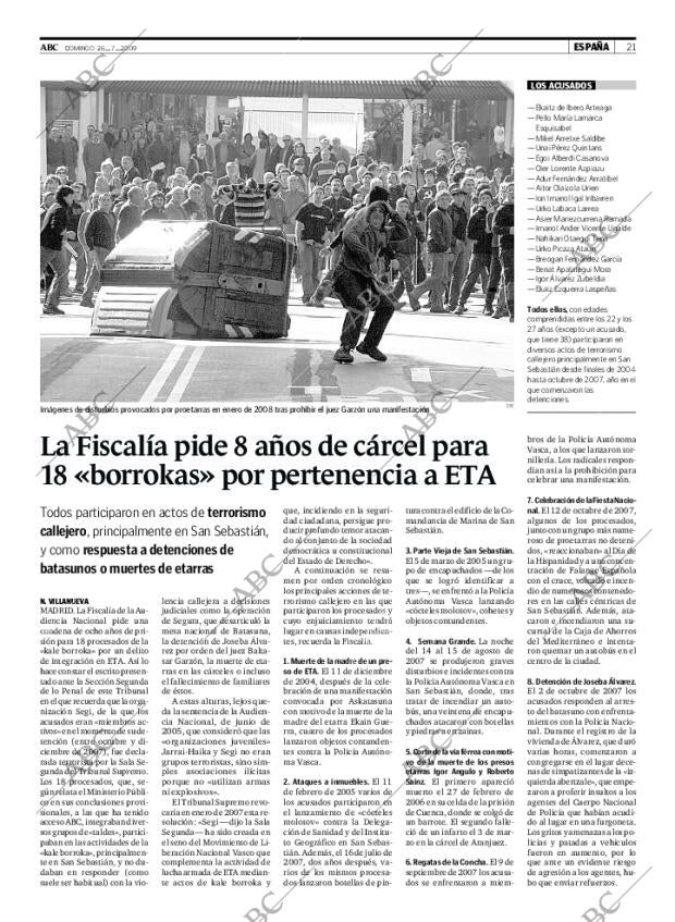 ABC MADRID 26-07-2009 página 21