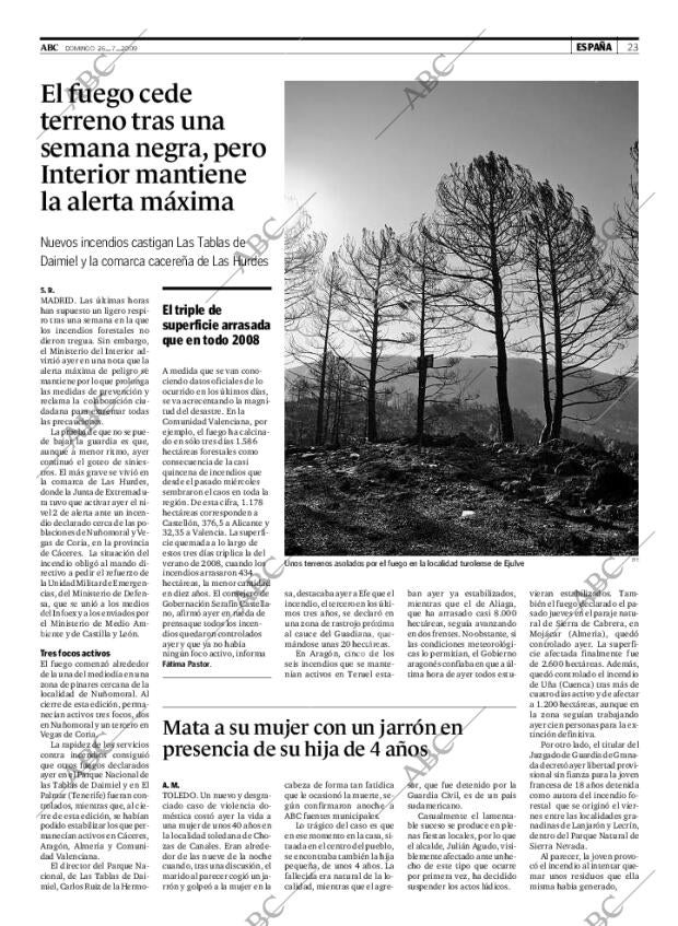 ABC MADRID 26-07-2009 página 23