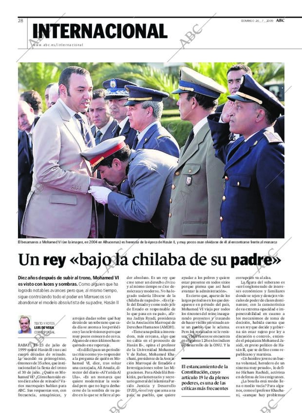 ABC MADRID 26-07-2009 página 28