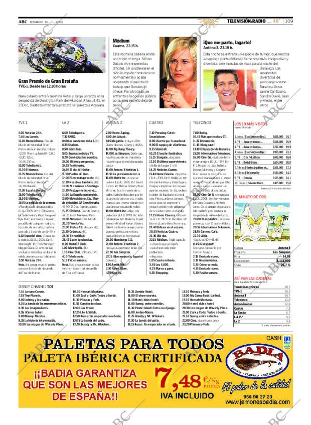 ABC SEVILLA 26-07-2009 página 109