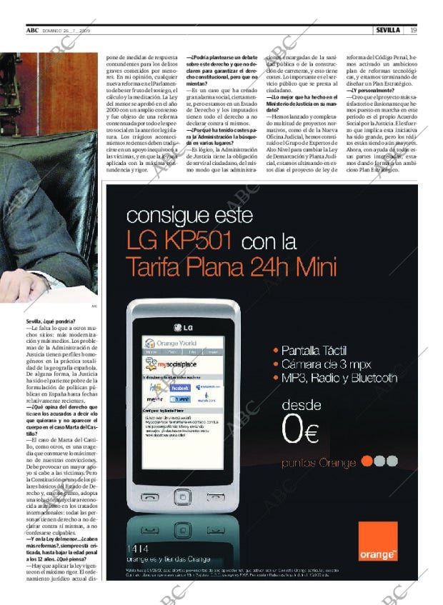 ABC SEVILLA 26-07-2009 página 19