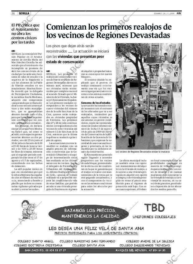 ABC SEVILLA 26-07-2009 página 26