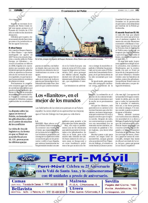 ABC SEVILLA 26-07-2009 página 58