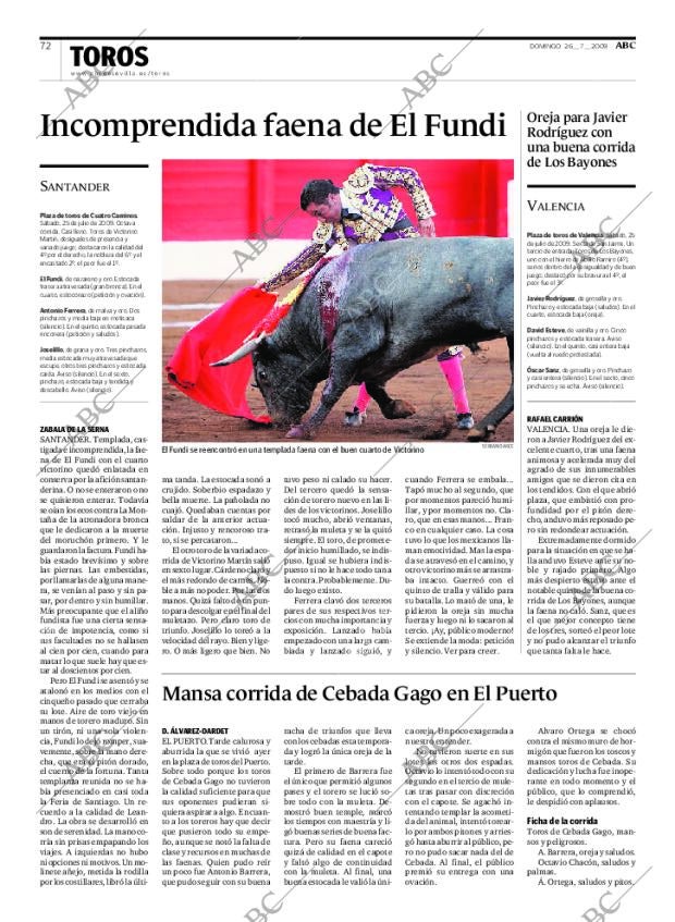 ABC SEVILLA 26-07-2009 página 72