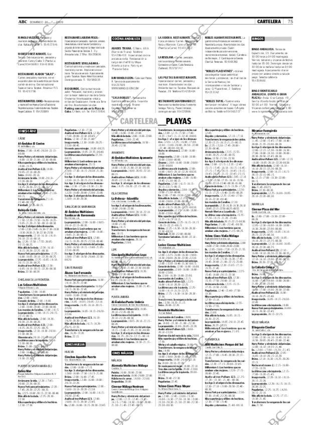 ABC SEVILLA 26-07-2009 página 75