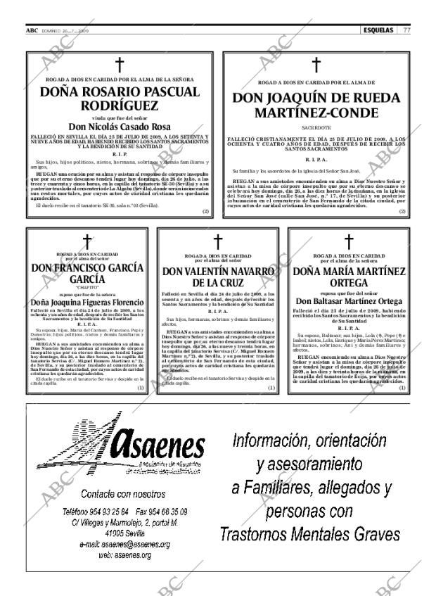 ABC SEVILLA 26-07-2009 página 77