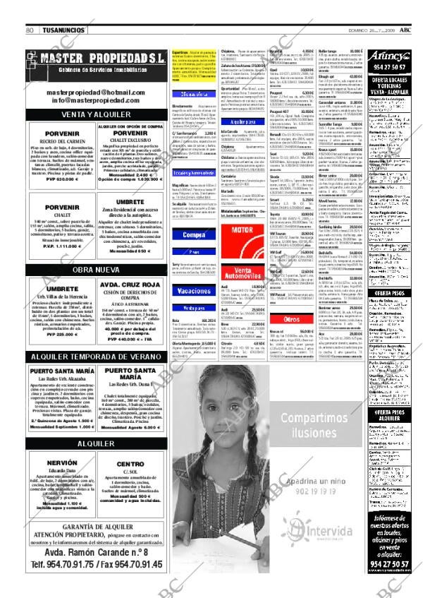 ABC SEVILLA 26-07-2009 página 80