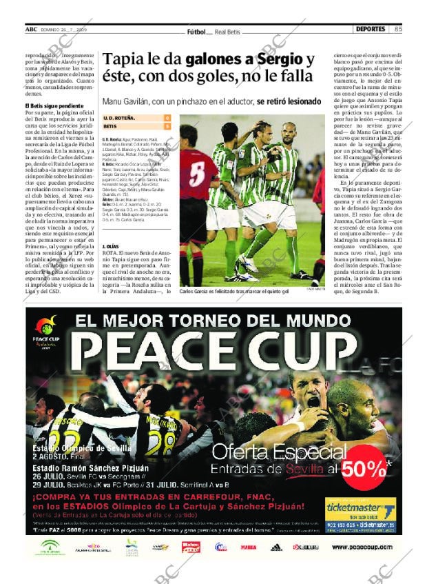 ABC SEVILLA 26-07-2009 página 85