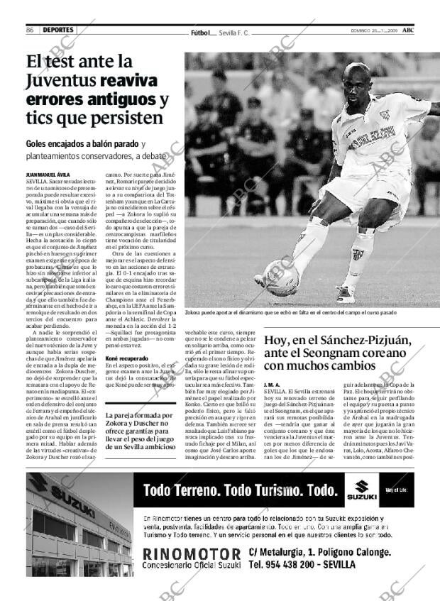 ABC SEVILLA 26-07-2009 página 86
