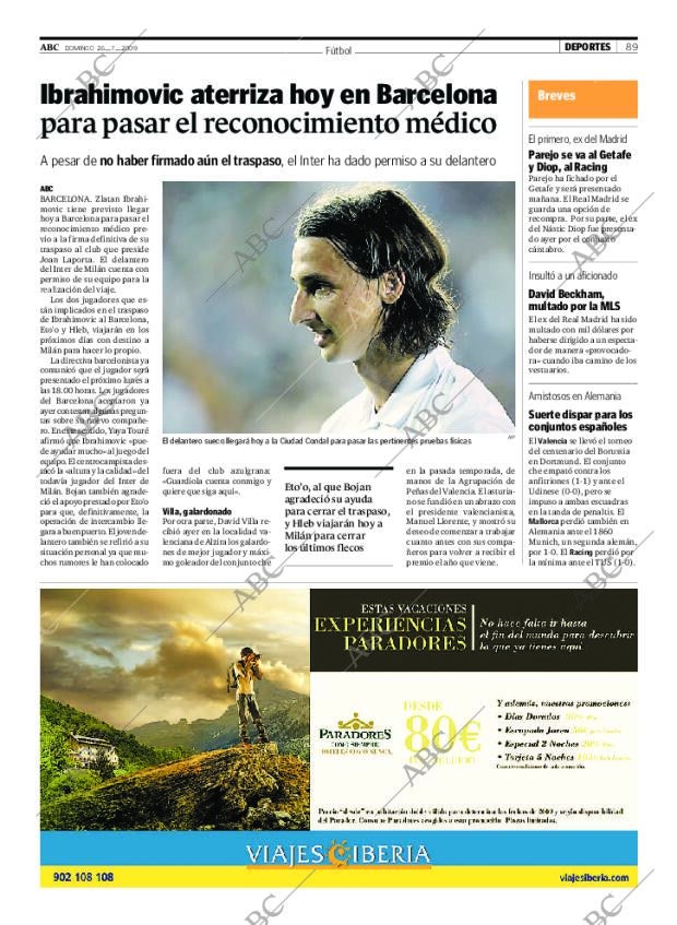 ABC SEVILLA 26-07-2009 página 89