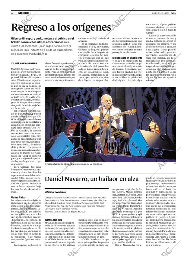 ABC MADRID 27-07-2009 página 46