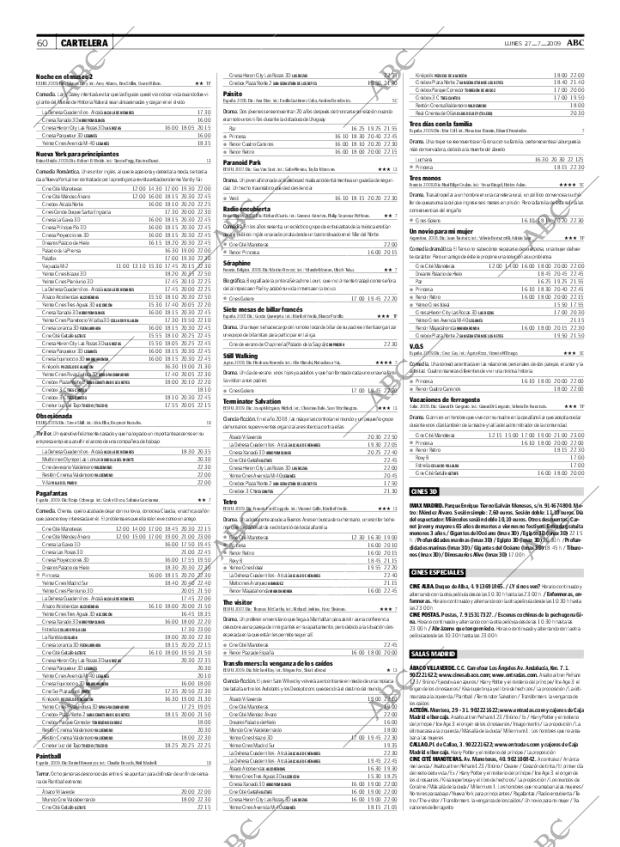 ABC MADRID 27-07-2009 página 60