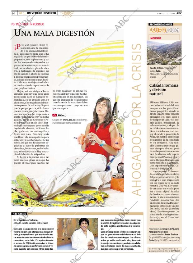 ABC MADRID 27-07-2009 página 84