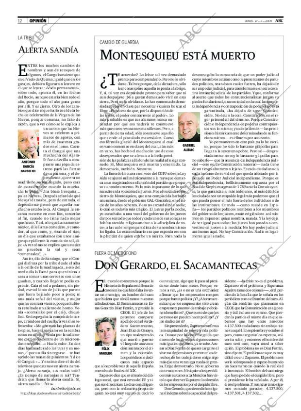 ABC SEVILLA 27-07-2009 página 12