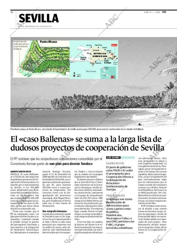 ABC SEVILLA 27-07-2009 página 16