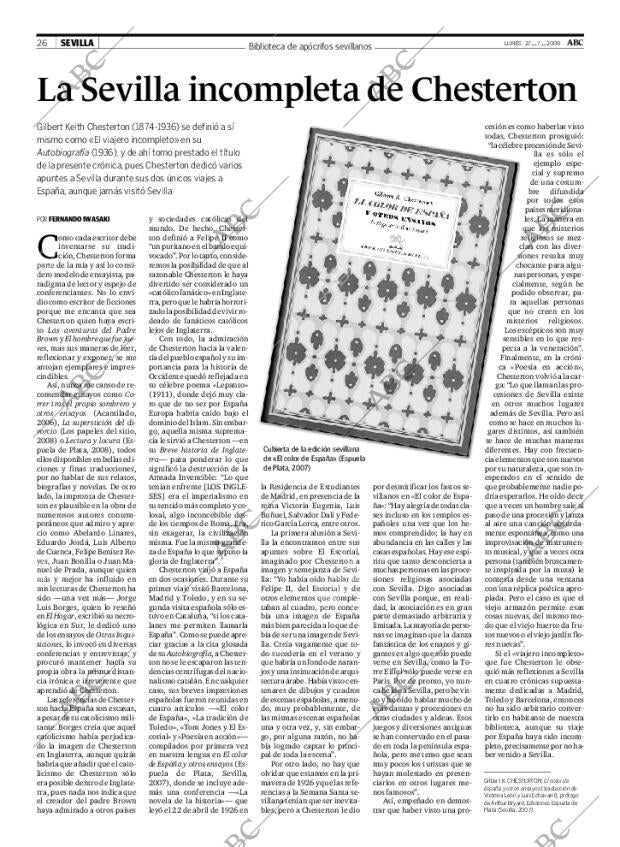 ABC SEVILLA 27-07-2009 página 26