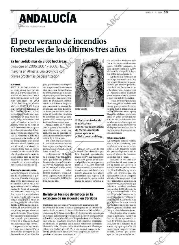 ABC SEVILLA 27-07-2009 página 32