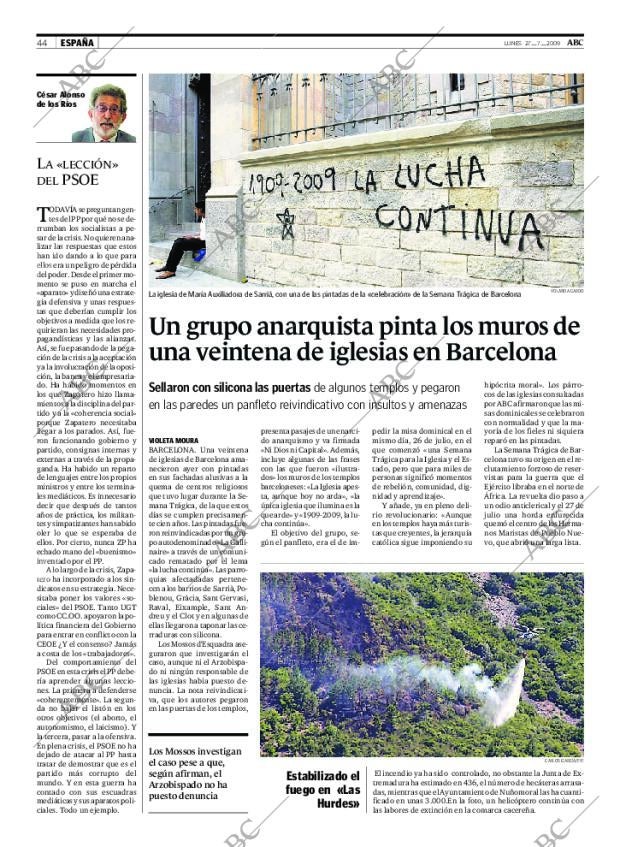 ABC SEVILLA 27-07-2009 página 44
