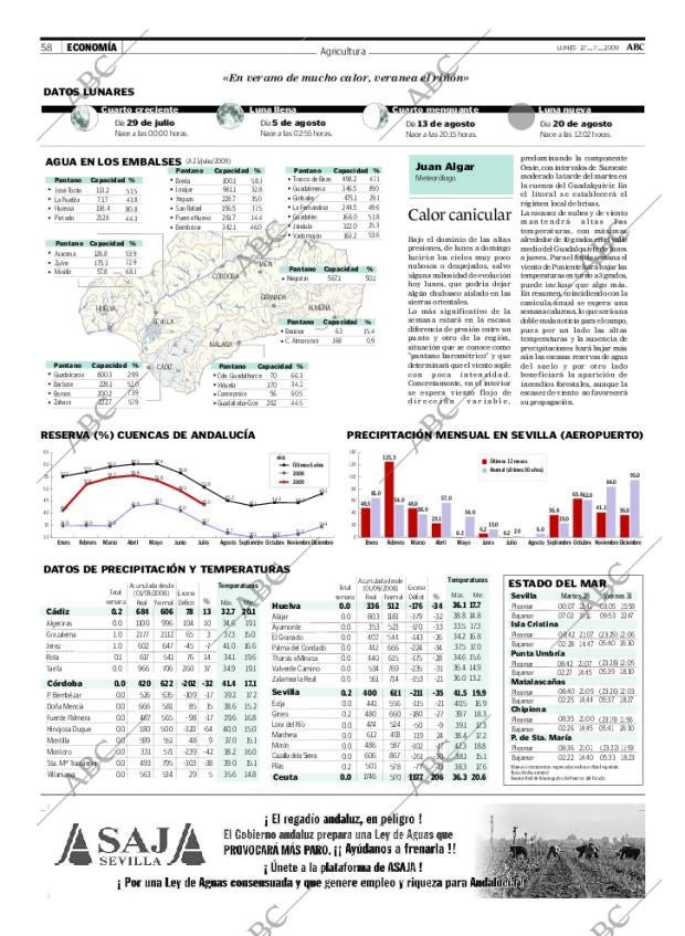 ABC SEVILLA 27-07-2009 página 58