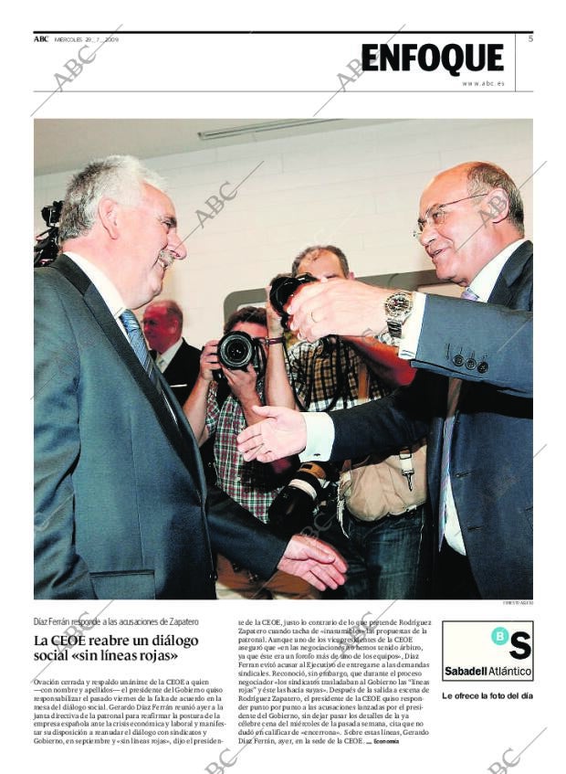 ABC MADRID 29-07-2009 página 5