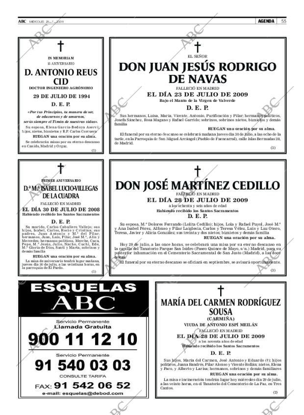ABC MADRID 29-07-2009 página 55