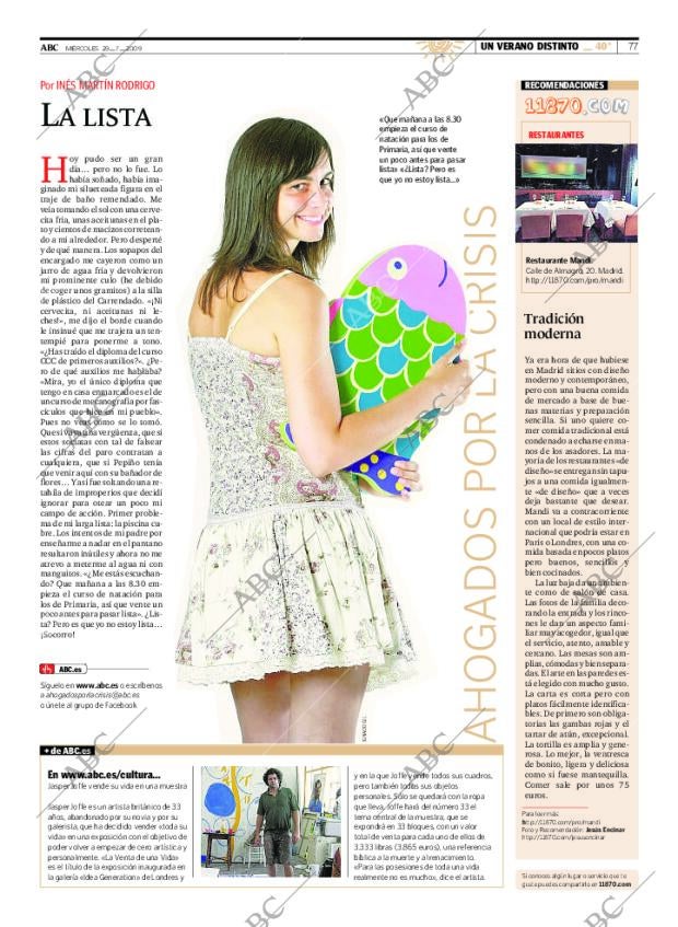 ABC MADRID 29-07-2009 página 77
