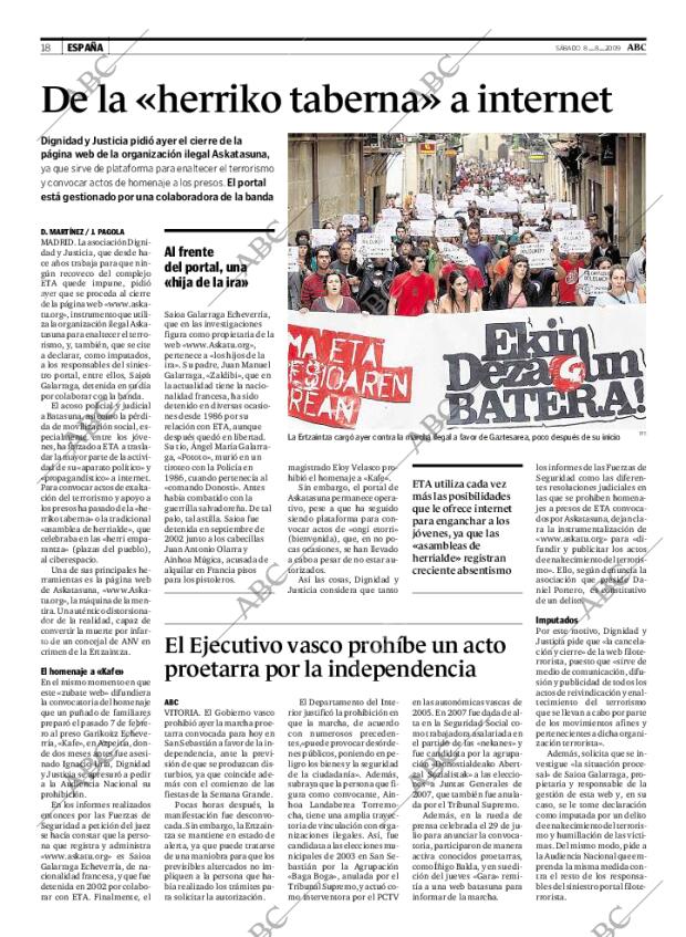 ABC MADRID 08-08-2009 página 18