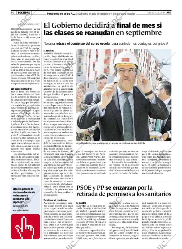 ABC MADRID 08-08-2009 página 50