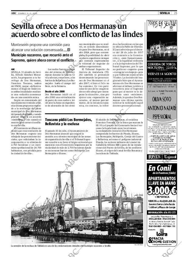 ABC SEVILLA 09-08-2009 página 25