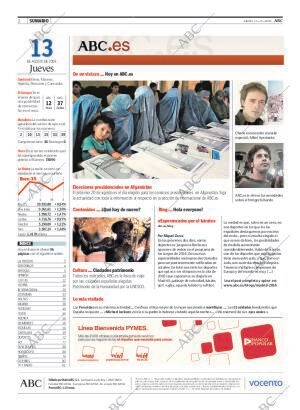 ABC MADRID 13-08-2009 página 2