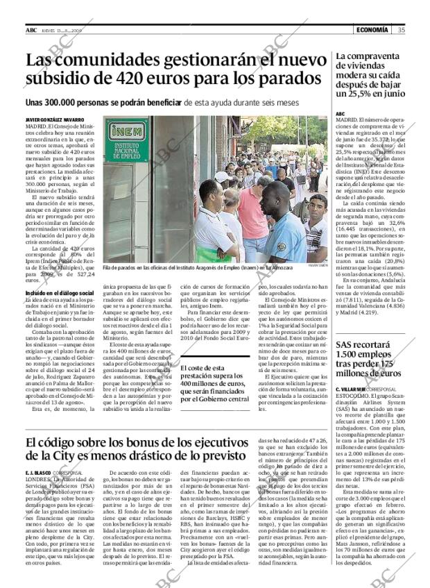 ABC MADRID 13-08-2009 página 35